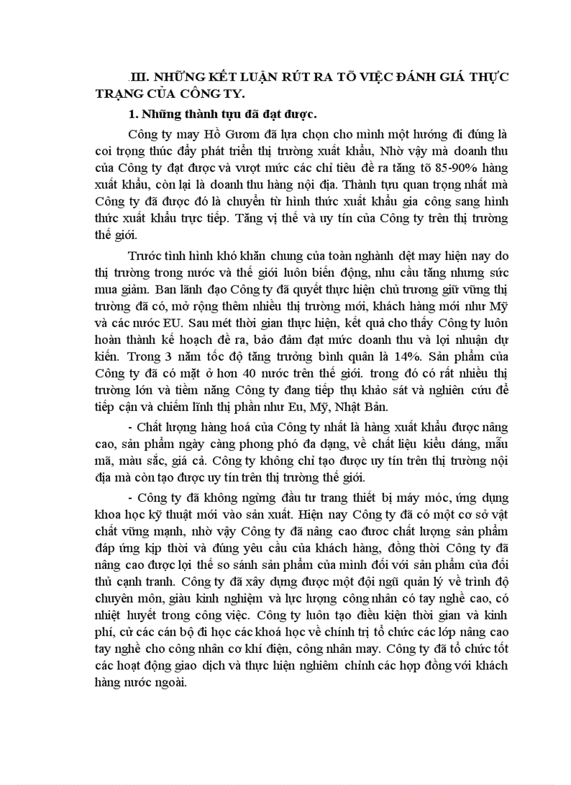 image for page Một số giải pháp nhằm nâng cao khả năng cạnh tranh của Công ty may Hồ Gươm 1