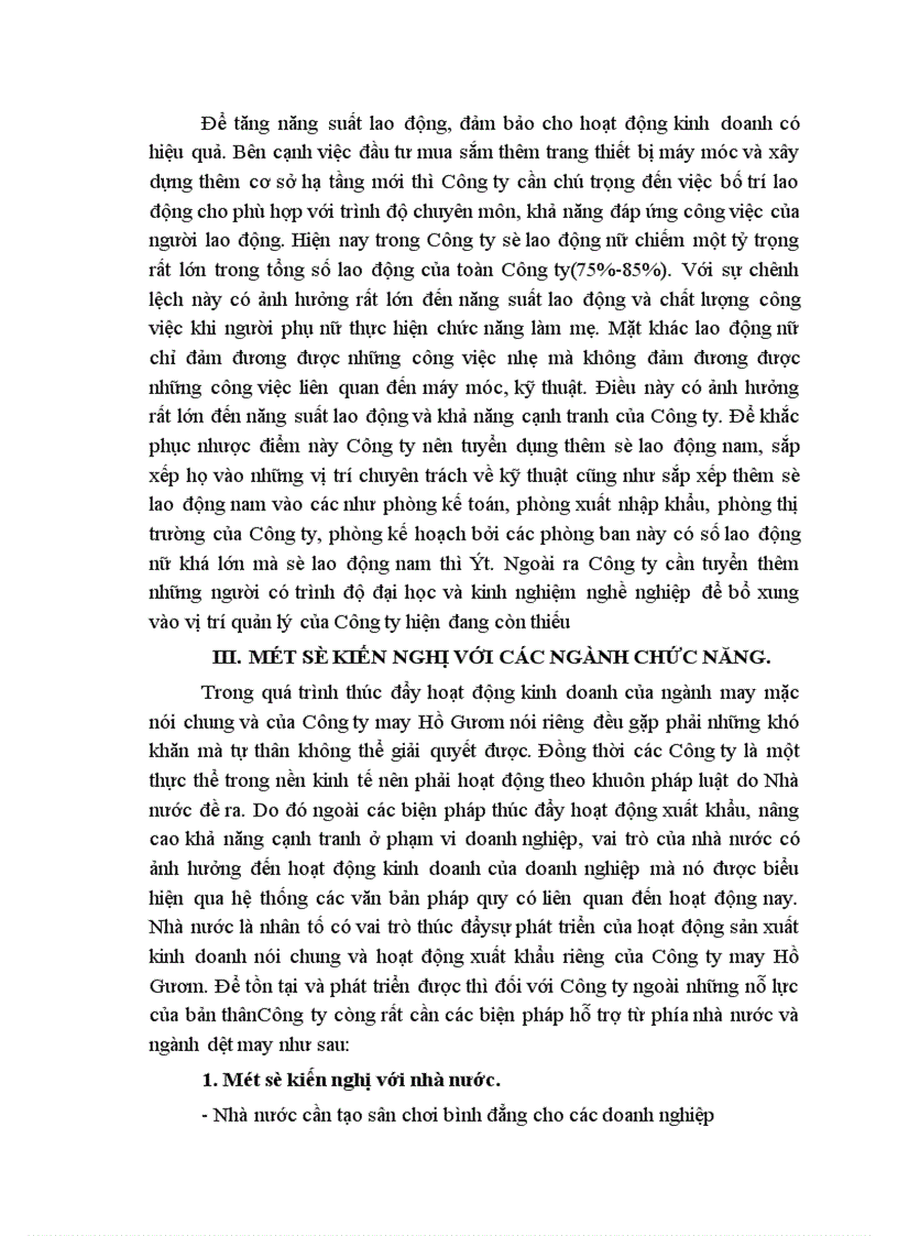 image for page Một số giải pháp nhằm nâng cao khả năng cạnh tranh của Công ty may Hồ Gươm 1