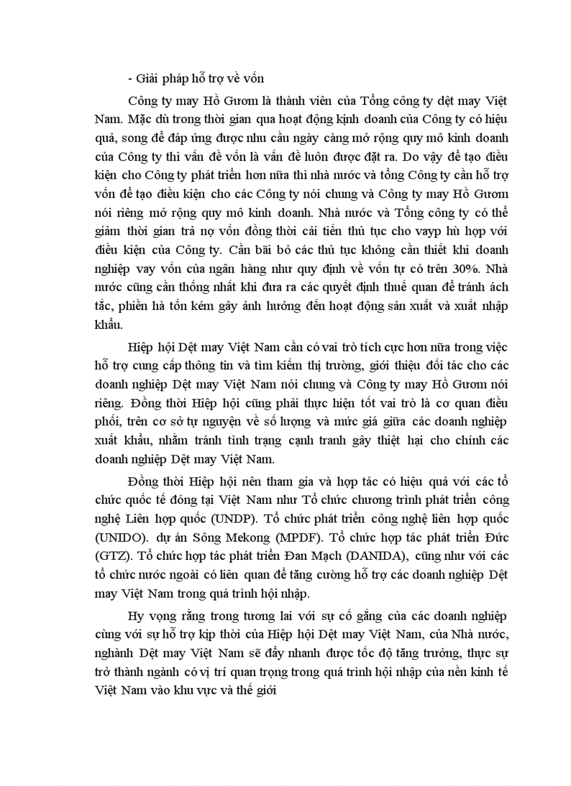 image for page Một số giải pháp nhằm nâng cao khả năng cạnh tranh của Công ty may Hồ Gươm 1
