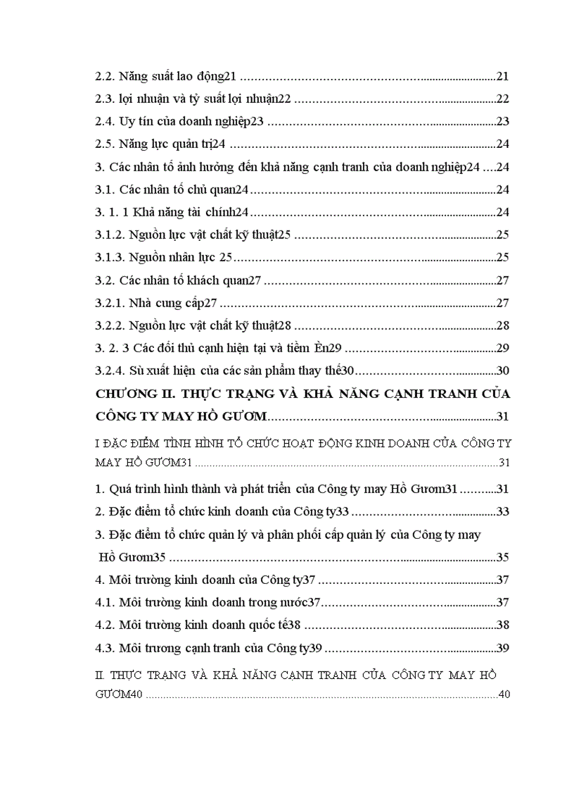 image for page Một số giải pháp nhằm nâng cao khả năng cạnh tranh của Công ty may Hồ Gươm 1