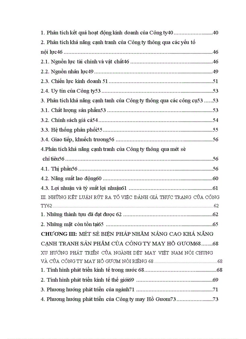 image for page Một số giải pháp nhằm nâng cao khả năng cạnh tranh của Công ty may Hồ Gươm 1