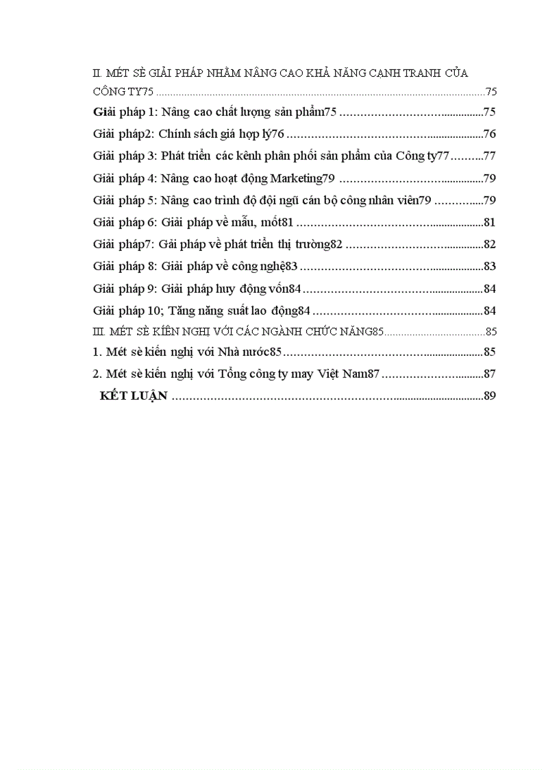 image for page Một số giải pháp nhằm nâng cao khả năng cạnh tranh của Công ty may Hồ Gươm 1