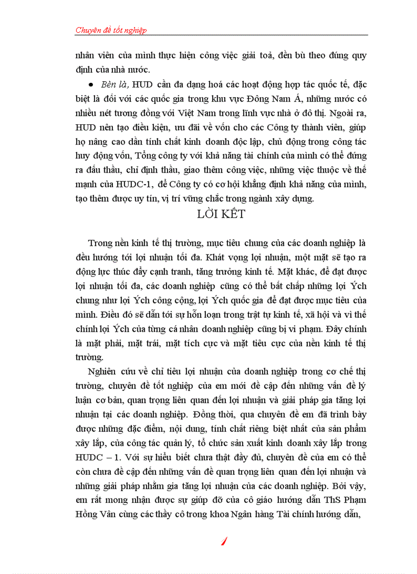 image for page Lợi nhuận và giải pháp gia tăng lợi nhuận tại Công ty Xây lắp Phát triển nhà số 1 1