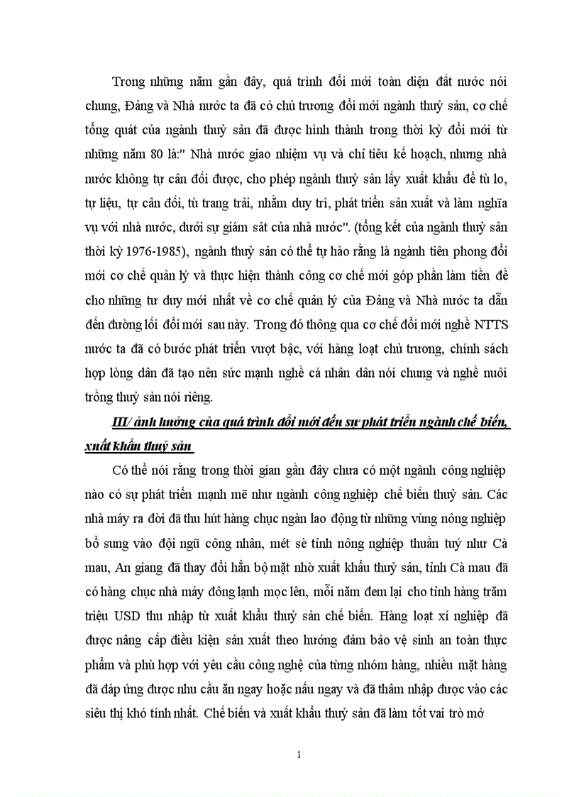 image for page Chính sách giá cả và những giải pháp có liên quan nhằm nâng cao hiệu quả nuôi trồng tiêu thụ xuất khẩu thuỷ sản ở nước ta hiện nay 1