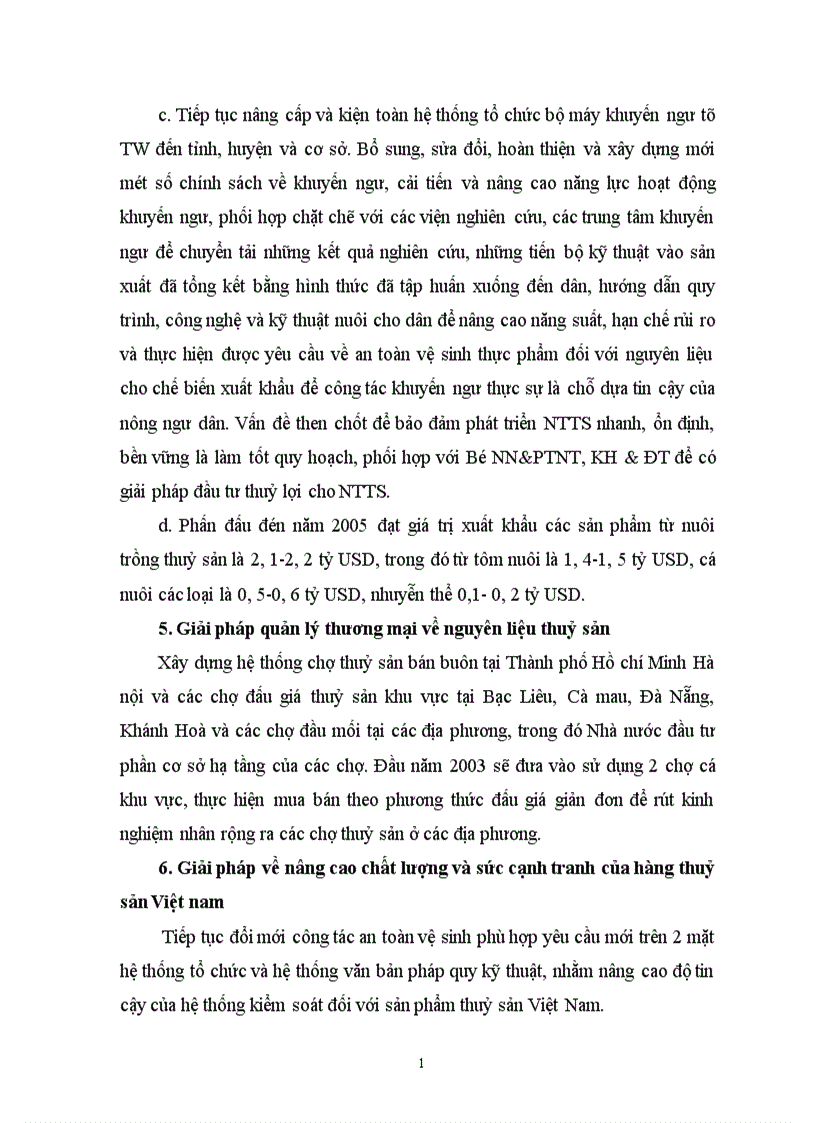 image for page Chính sách giá cả và những giải pháp có liên quan nhằm nâng cao hiệu quả nuôi trồng tiêu thụ xuất khẩu thuỷ sản ở nước ta hiện nay 1