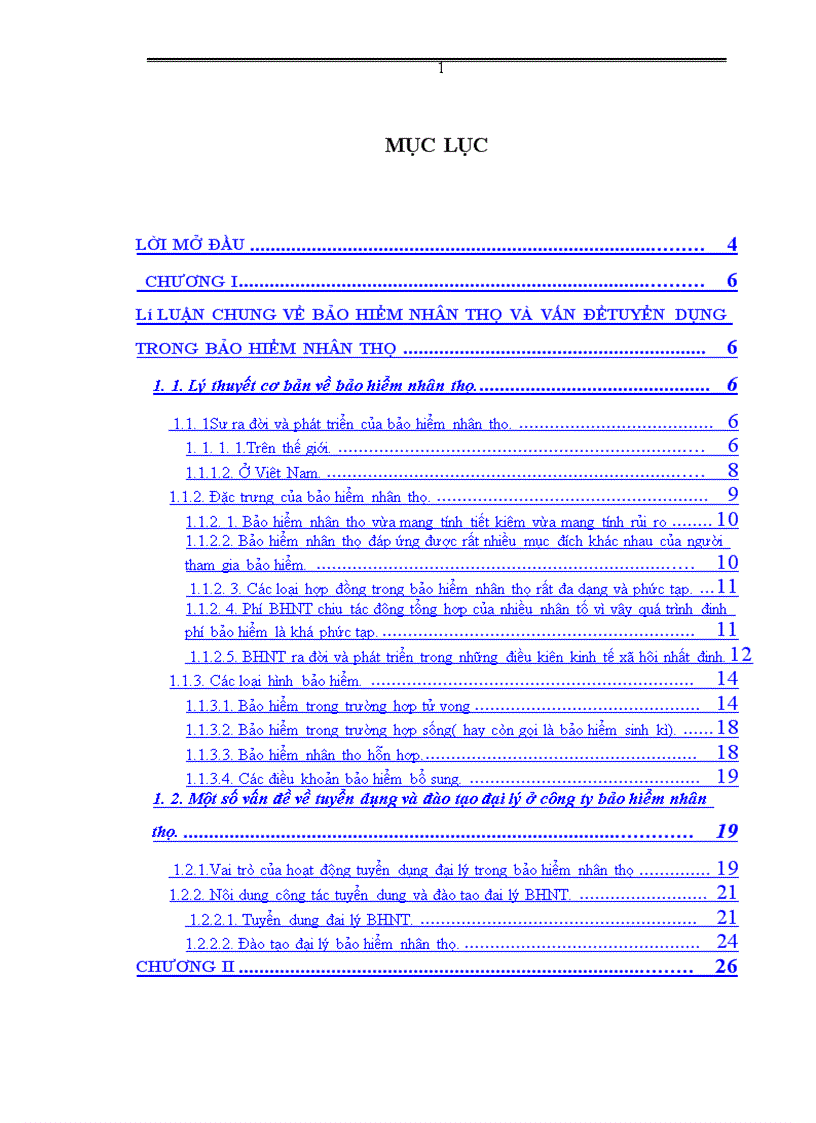 image for page Vấn đề tuyển dụng và đào tạo đại lý ở công ty Bảo Việt nhân thọ Hà Nội 1