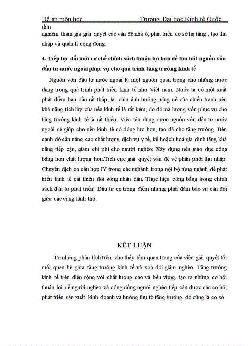 image for page Mối quan hệ giữa tăng trưởng và xoá đói giảm nghèo trong quá trình phát triển kinh tế ởViệt nam