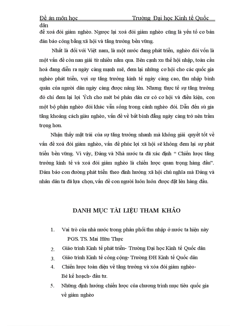 image for page Mối quan hệ giữa tăng trưởng và xoá đói giảm nghèo trong quá trình phát triển kinh tế ởViệt nam