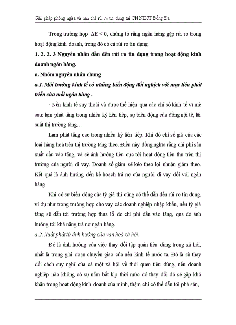 image for page Giải pháp hạn chế rủi ro tín dụng tại Chi nhánh Ngân hàng Công Thương khu vực Đống Đa 1