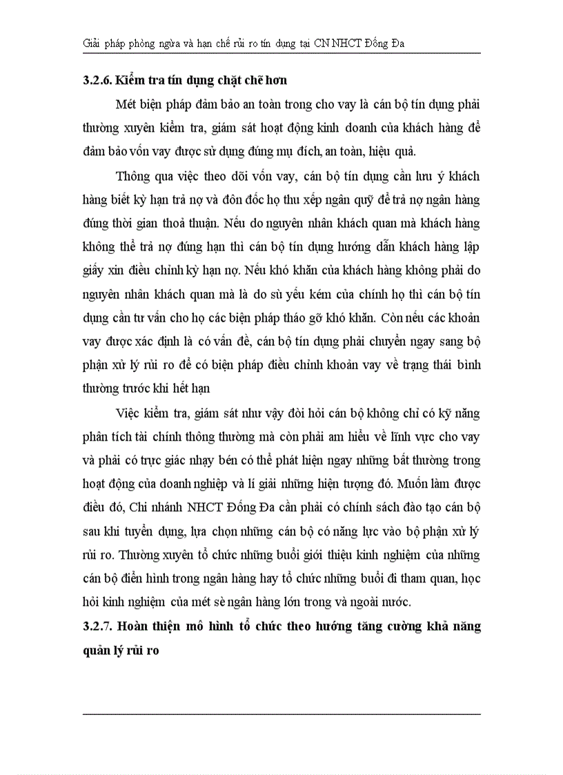 image for page Giải pháp hạn chế rủi ro tín dụng tại Chi nhánh Ngân hàng Công Thương khu vực Đống Đa 1