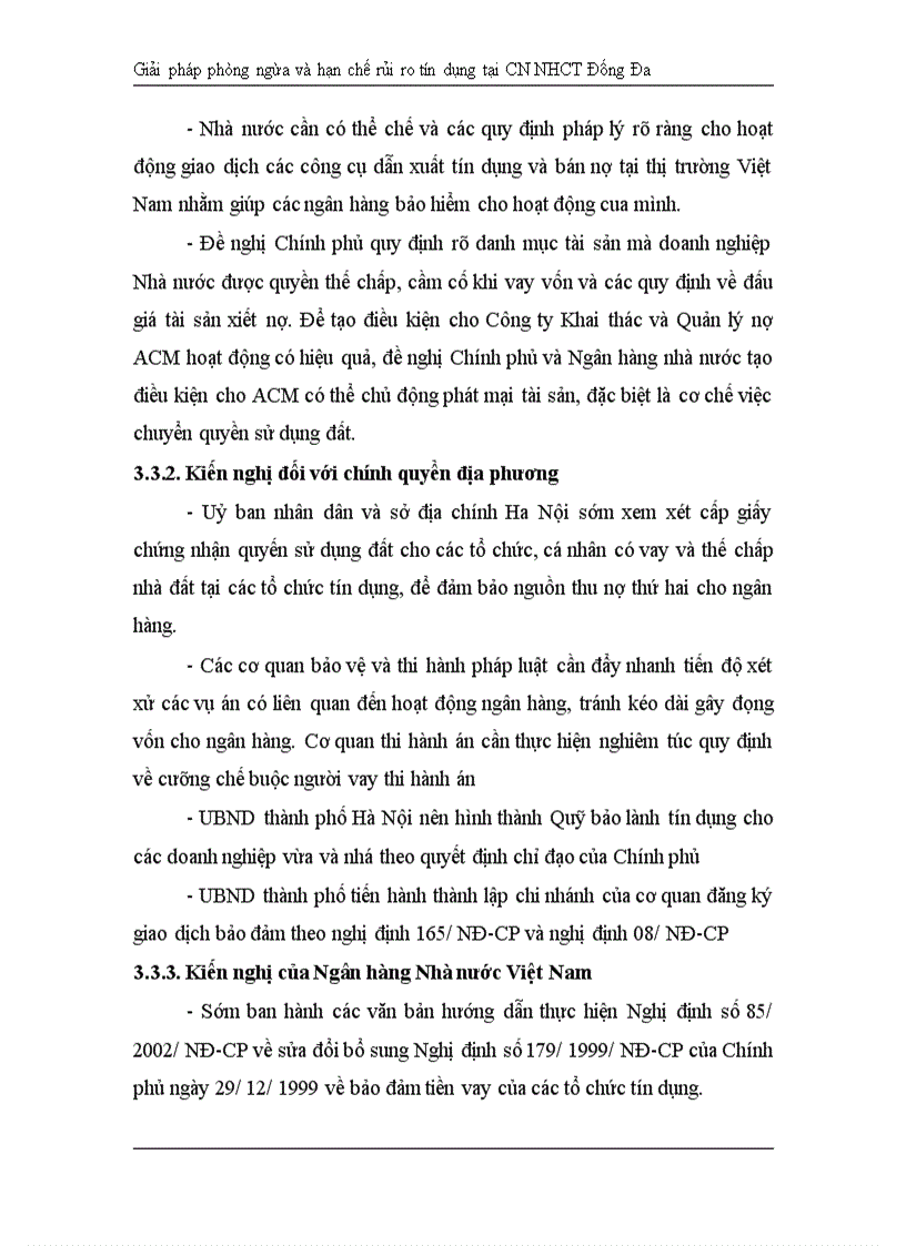 image for page Giải pháp hạn chế rủi ro tín dụng tại Chi nhánh Ngân hàng Công Thương khu vực Đống Đa 1