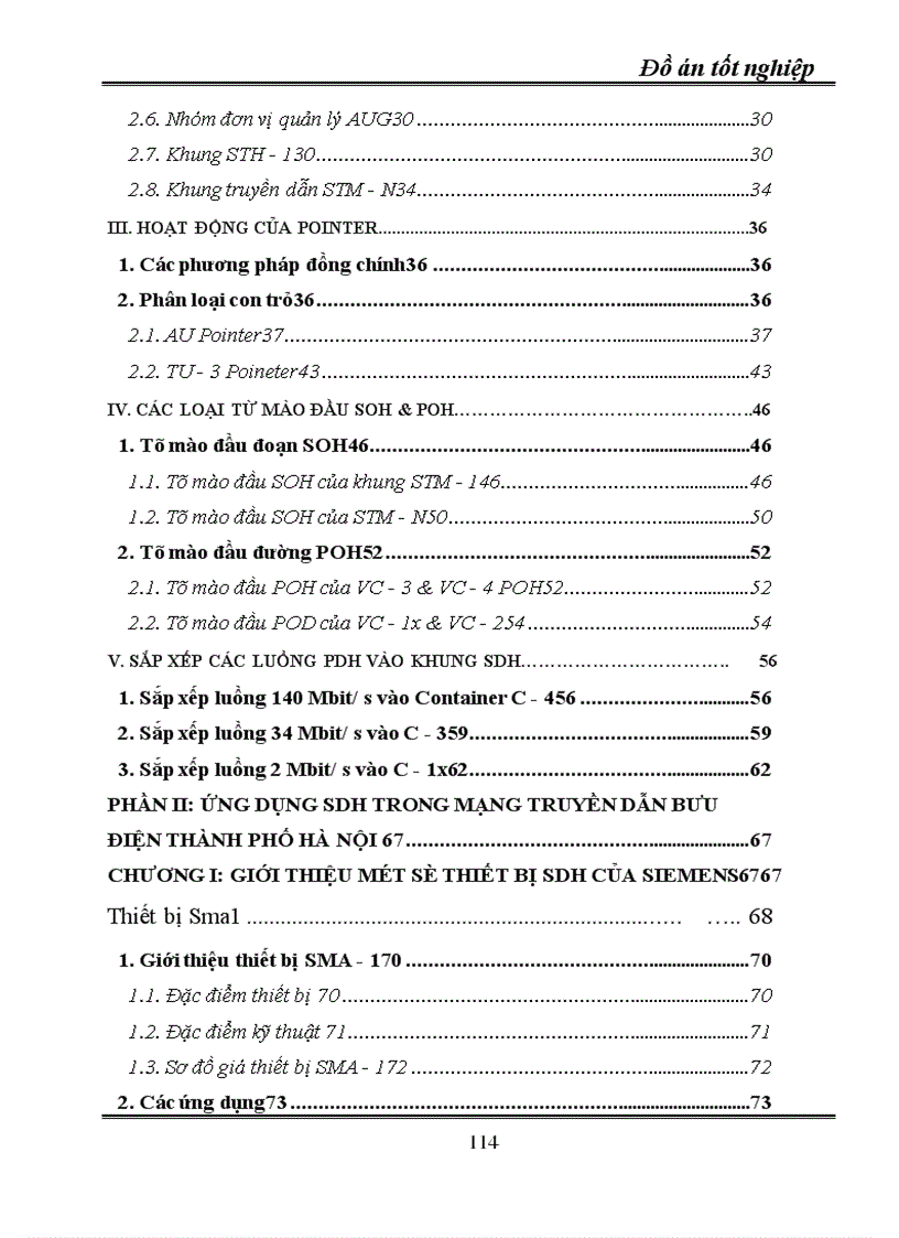 image for page Kỹ thuật truyền dẫn đồng bộ SDH ứng dụng kỹ thuật truyền dẫn SDH vào mạng cáp quang Hà Nội