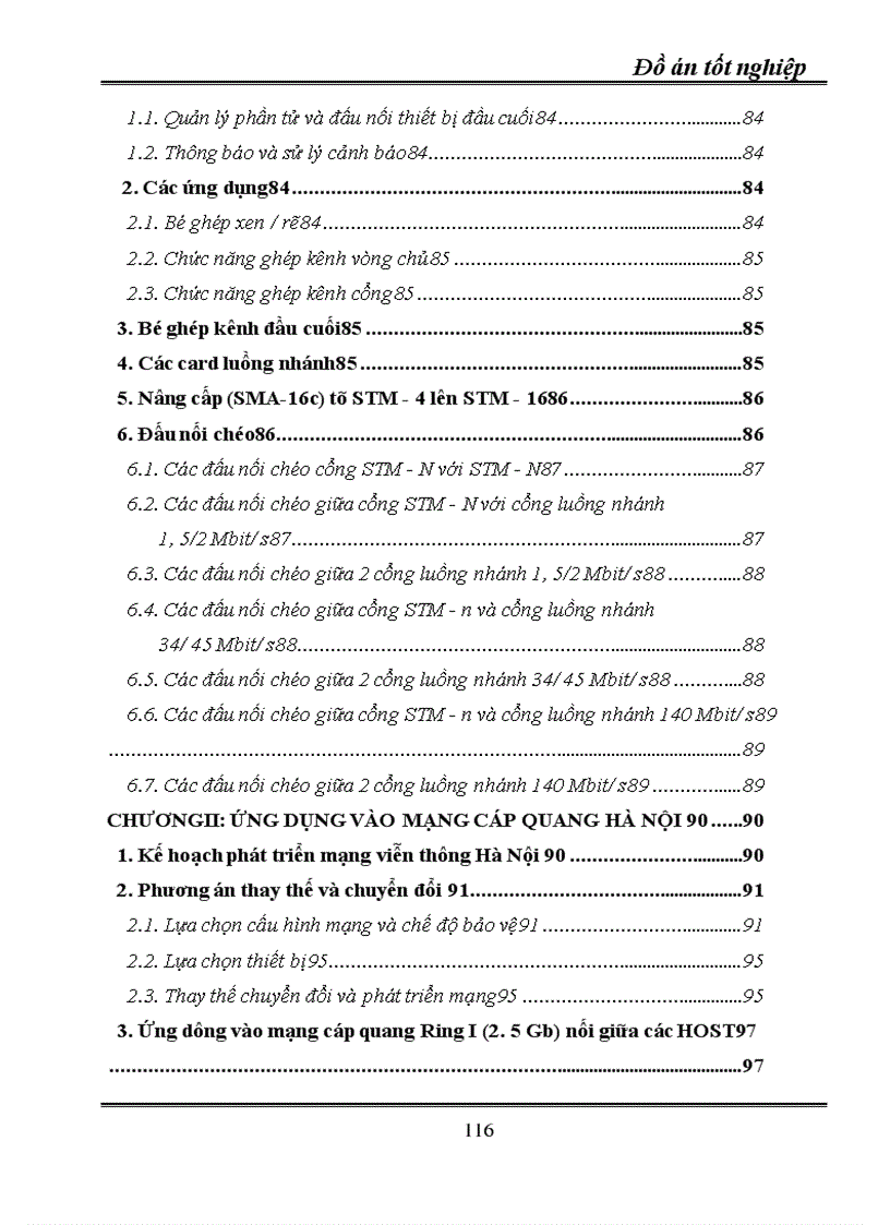 image for page Kỹ thuật truyền dẫn đồng bộ SDH ứng dụng kỹ thuật truyền dẫn SDH vào mạng cáp quang Hà Nội