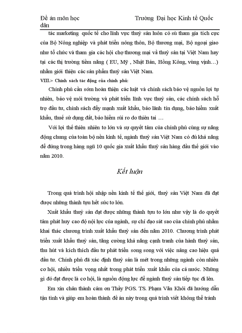image for page Một số vấn đề lý luận về đẩy mạnh xuất khẩu thuỷ sản của Việt Nam 1