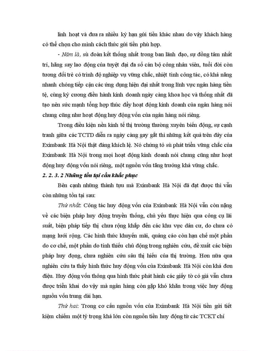 image for page Giải pháp nhằm nâng cao hiệu quả công tác huy động vốn tại NHTM CP XNK chi nhánh Hà Nội 1