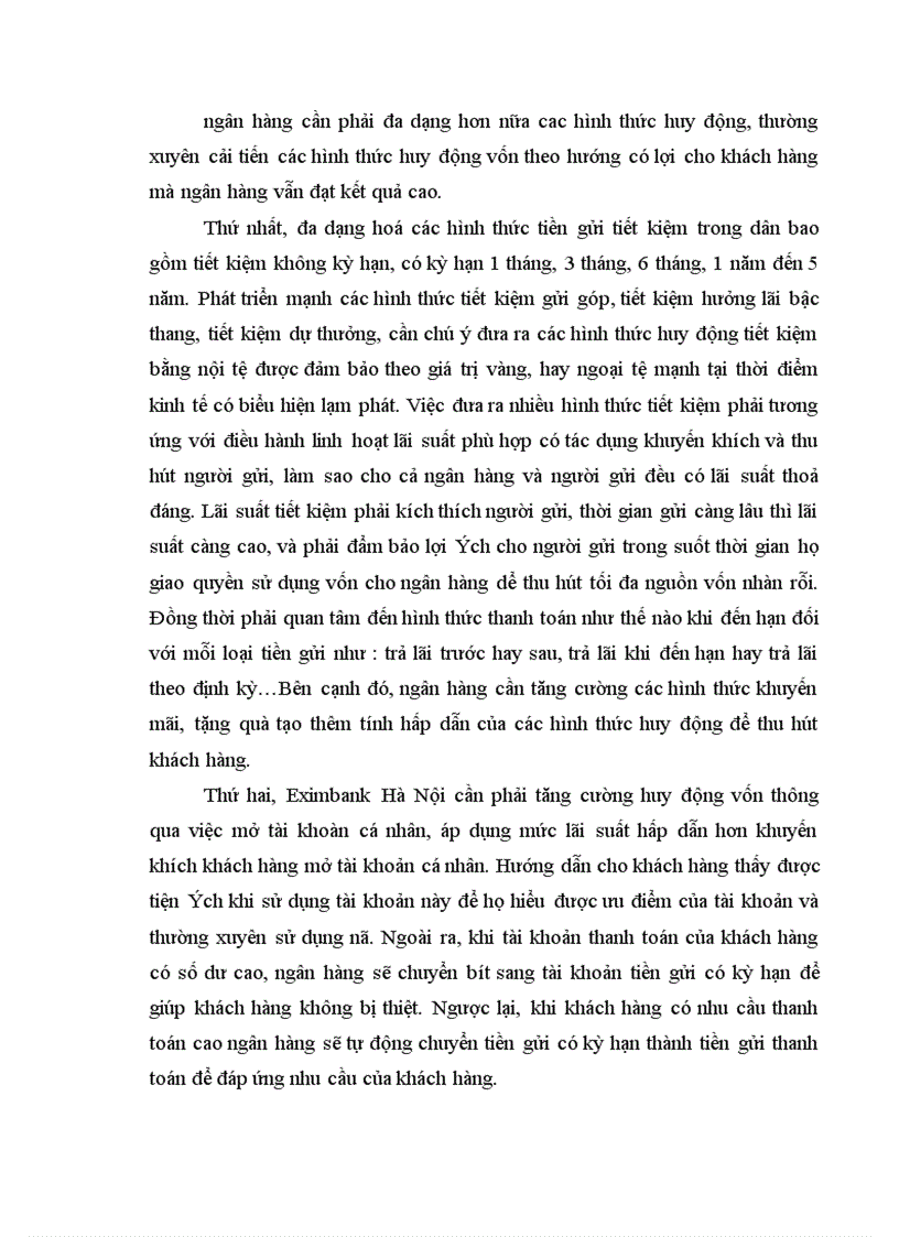 image for page Giải pháp nhằm nâng cao hiệu quả công tác huy động vốn tại NHTM CP XNK chi nhánh Hà Nội 1