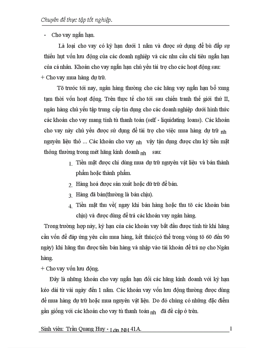 image for page Một số giải pháp nhằm nâng cao chât lượng tín dụng ngắn hạn tại Chi nhánh Ngân hàng Đầu tư Phát triển Bắc Hà nội 1