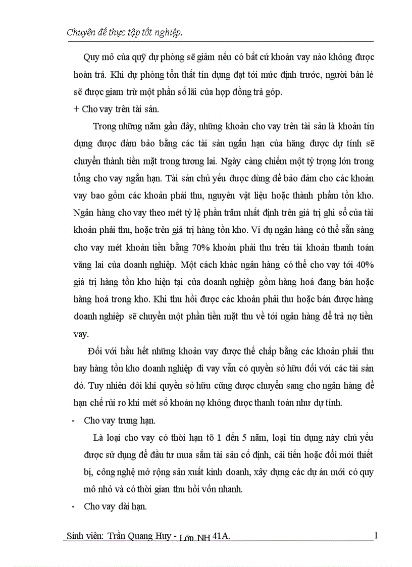 image for page Một số giải pháp nhằm nâng cao chât lượng tín dụng ngắn hạn tại Chi nhánh Ngân hàng Đầu tư Phát triển Bắc Hà nội 1
