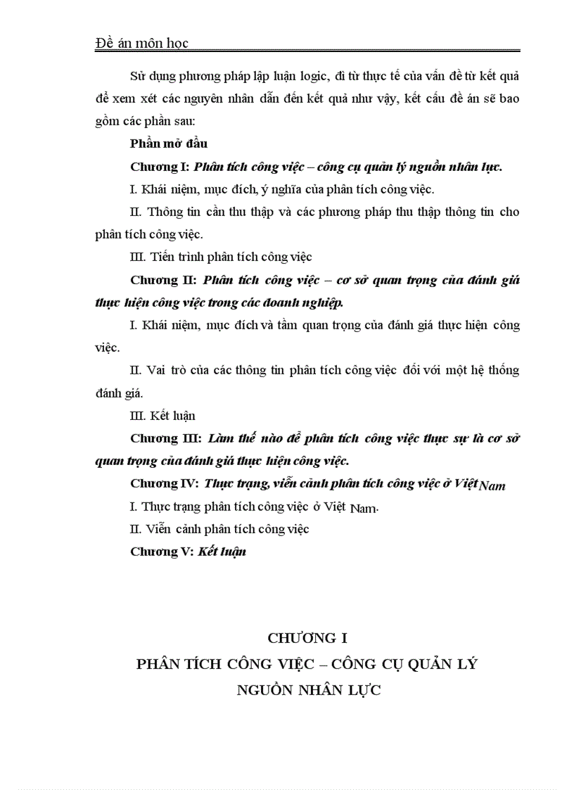 image for page Đề án môn học