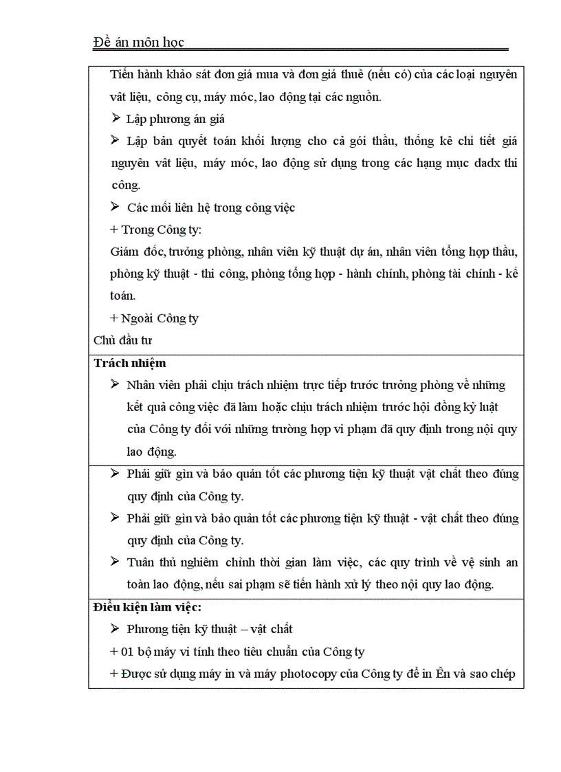 image for page Đề án môn học