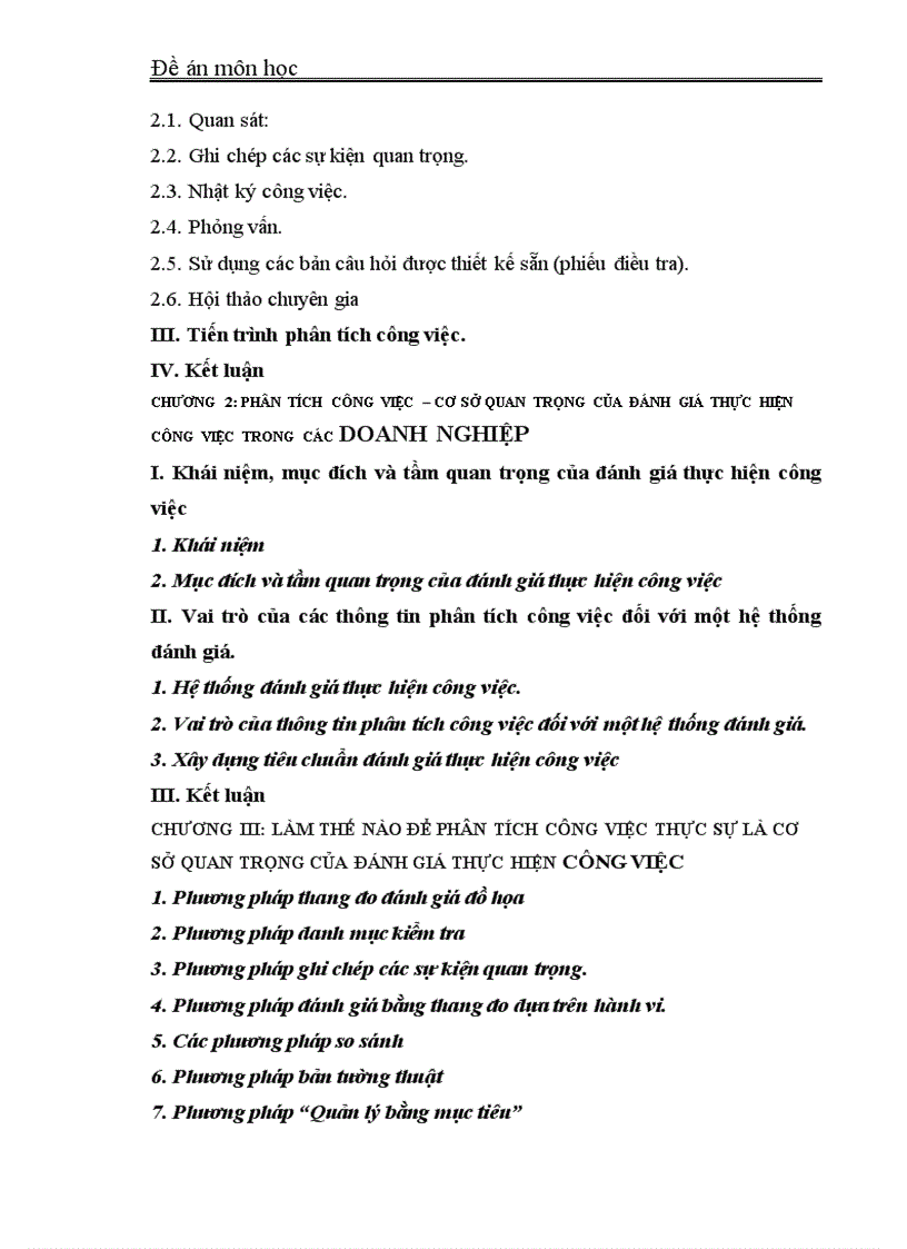 image for page Đề án môn học