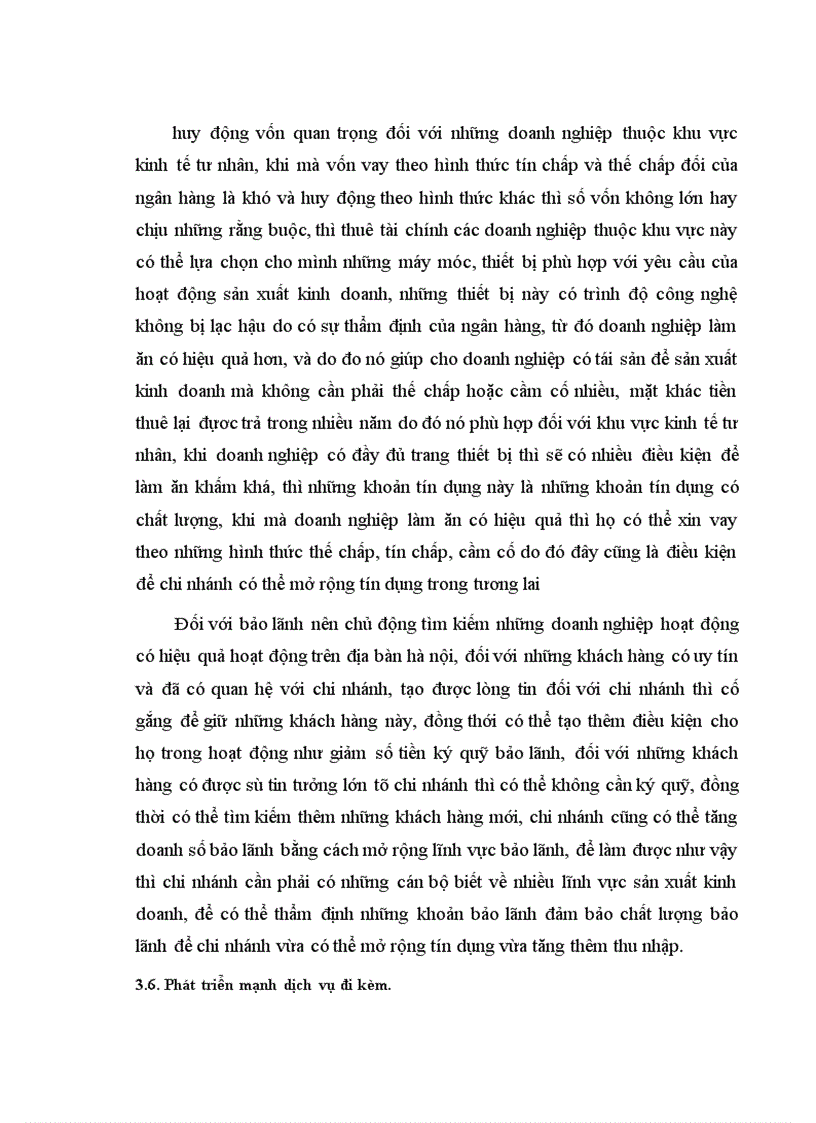 image for page Mở rộng hoạt động tín dụng đối với khu vực kinh tế tư nhân của ngân hàng ngoại thương nội chi nhánh Ba Đình 1