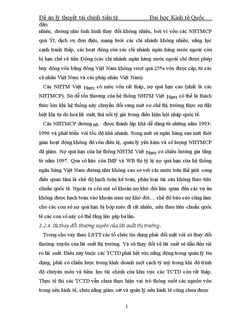 image for page Lãi suất thoả thuận và tác động của nó tới hệ thống ngân hàng thương mại ở Việt Nam