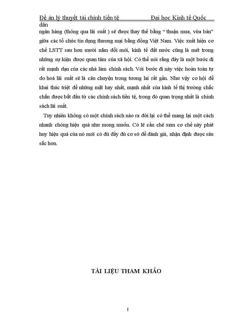 image for page Lãi suất thoả thuận và tác động của nó tới hệ thống ngân hàng thương mại ở Việt Nam