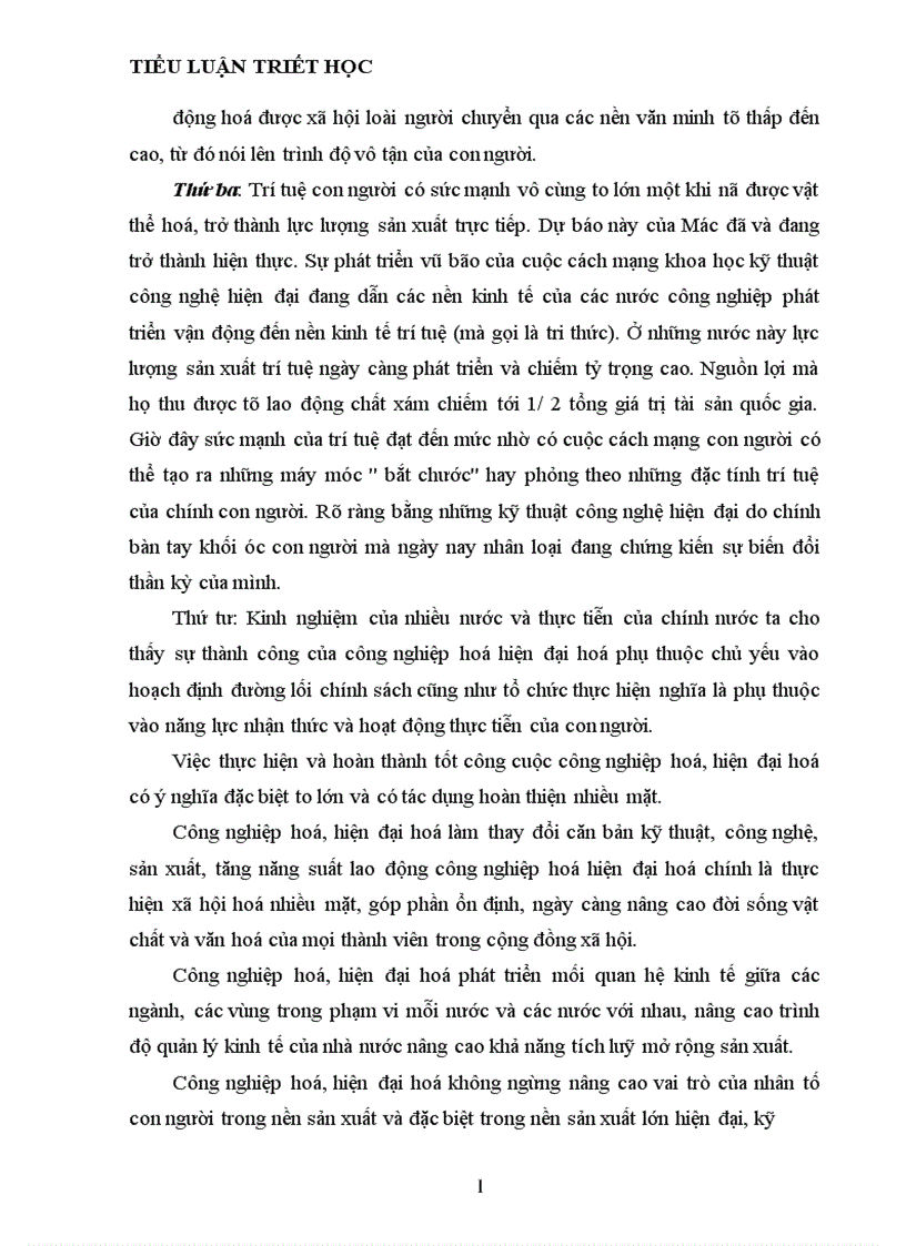 image for page Lý luận của chủ nghĩa Mác về con người và vấn đề con người trong sự nghiệp công nghiệp hoá hiện đại hoá đất nước 1