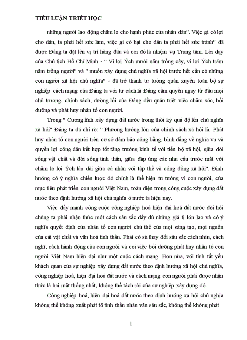 image for page Lý luận của chủ nghĩa Mác về con người và vấn đề con người trong sự nghiệp công nghiệp hoá hiện đại hoá đất nước 1