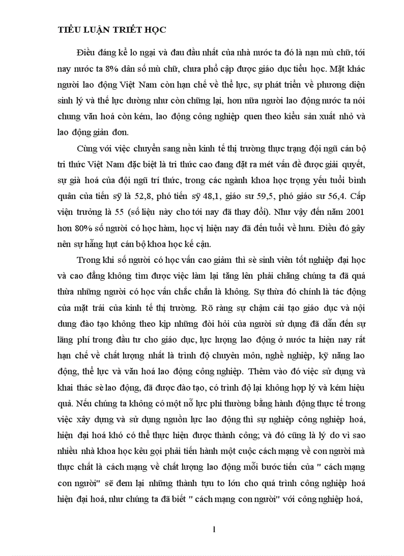 image for page Lý luận của chủ nghĩa Mác về con người và vấn đề con người trong sự nghiệp công nghiệp hoá hiện đại hoá đất nước 1