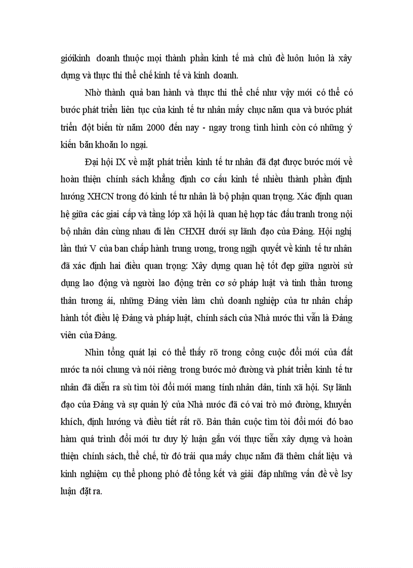 image for page Một Số Vấn Đề Lí Luận Về Kinh Tế Tư Nhân 1