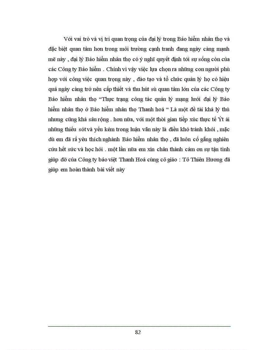 image for page Thực trạng công tác quản lý mạng lưới đại lý Bảo hiểm nhân thọ tại Công ty Bảo hiểm nhân thọ Thanh Hóa 1