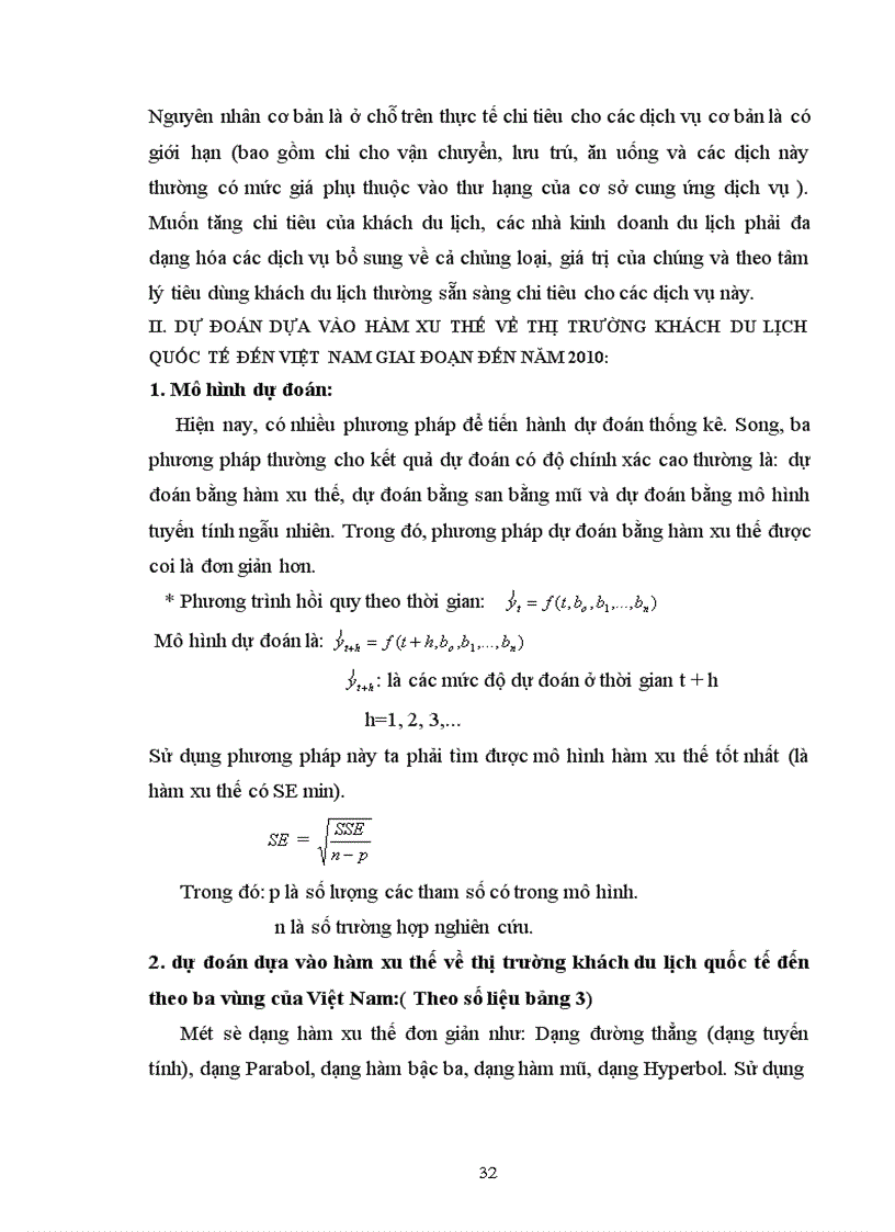 image for page Vận dụng phương pháp dãy số thời gian để nghiên cứu những xu hướng biến động của thị trường khách du lịch quốc tế đến Việt Nam giai đoạn 1995 2004