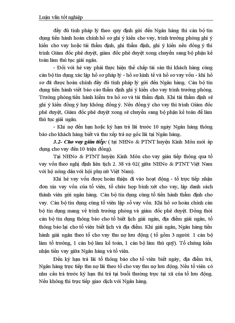 image for page Giải pháp nâng cao hiệu quả cho vay đối với hộ sản xuất ở Ngân hàng nông nghiệp huyện Kinh Môn tỉnh Hải Dương 1