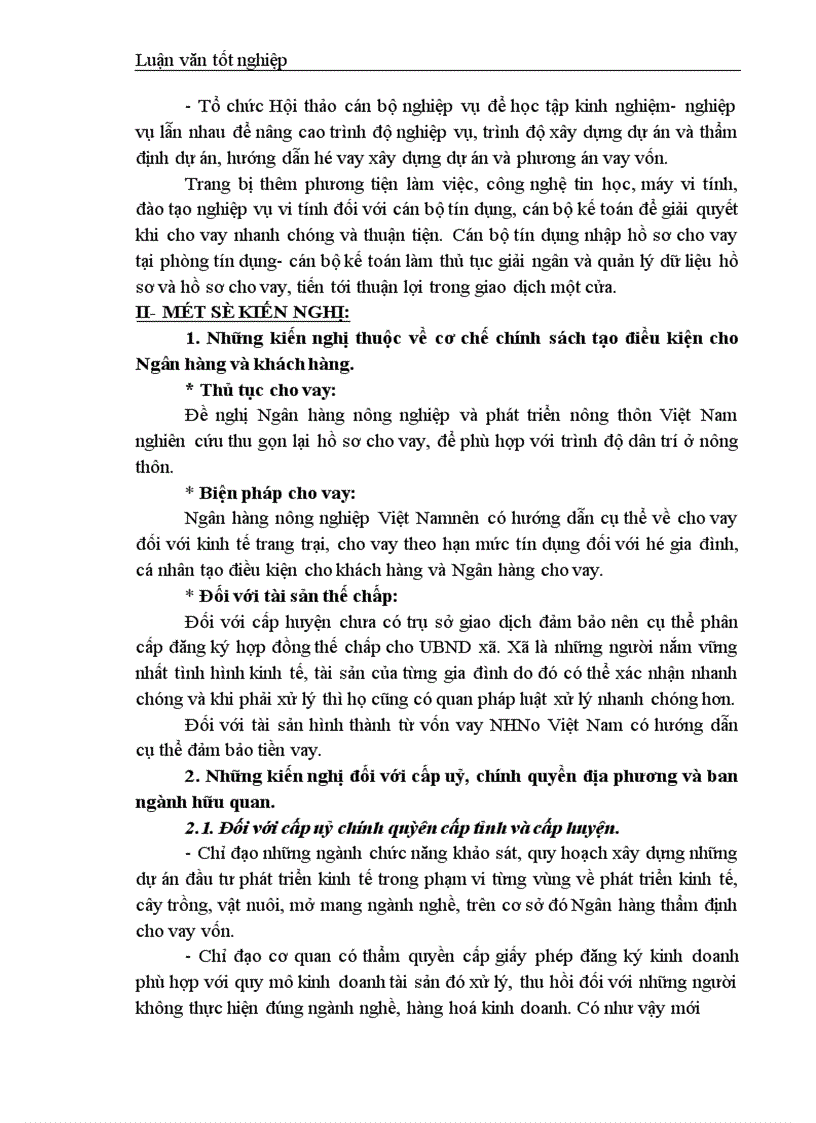 image for page Giải pháp nâng cao hiệu quả cho vay đối với hộ sản xuất ở Ngân hàng nông nghiệp huyện Kinh Môn tỉnh Hải Dương 1