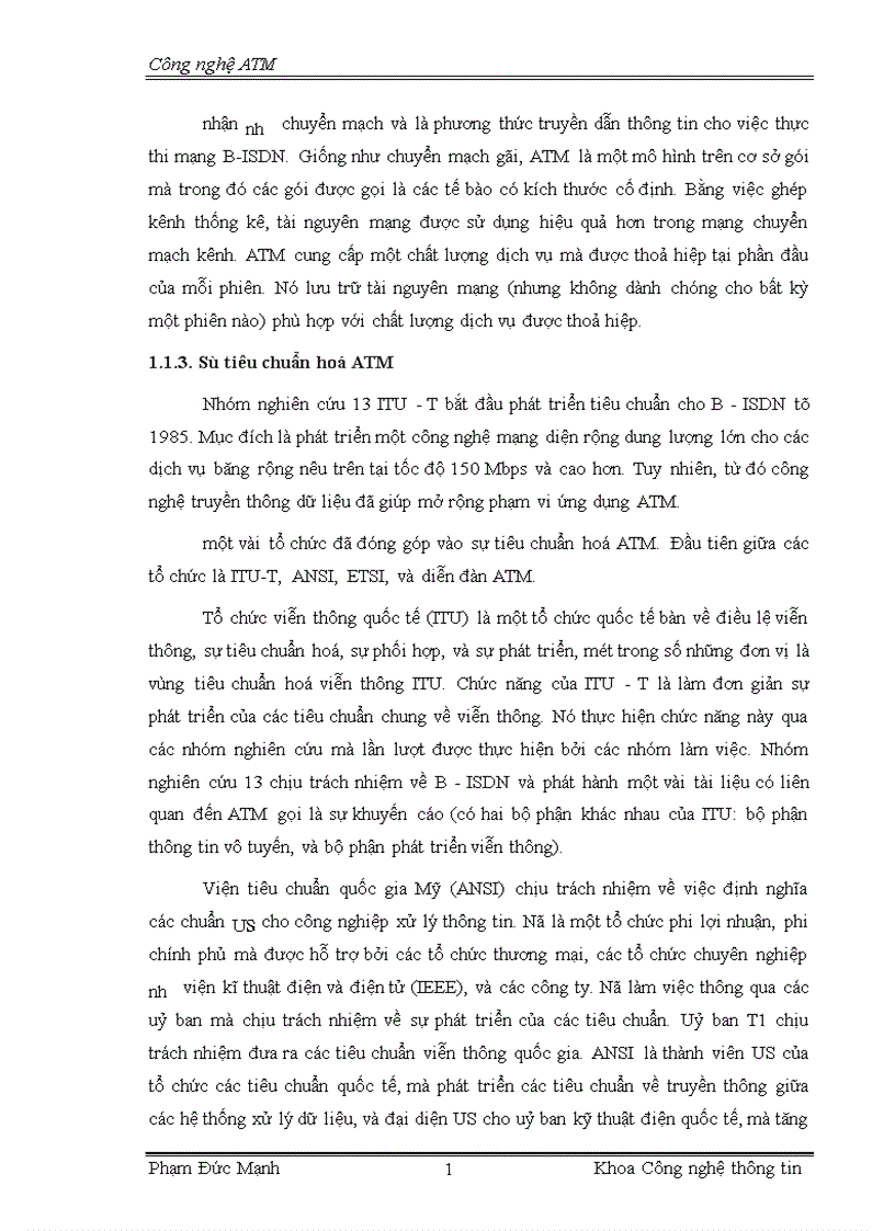 image for page Tổng quan về công nghệ ATM