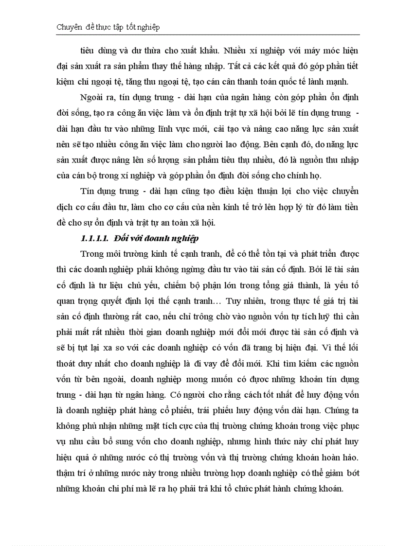 image for page Thực trạng và giải pháp đối với tín dụng trung dài hạn tại chi nhánh Ngân Hàng No PTNT Đông Hà Nội 1