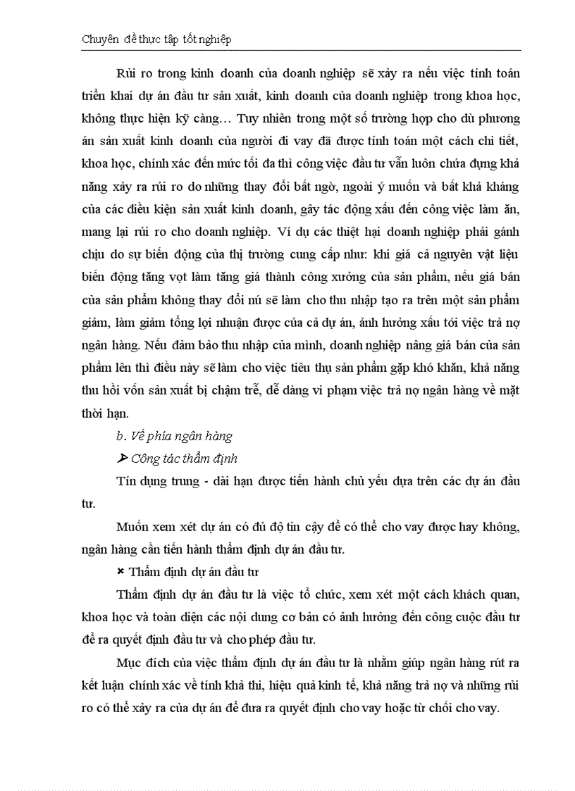 image for page Thực trạng và giải pháp đối với tín dụng trung dài hạn tại chi nhánh Ngân Hàng No PTNT Đông Hà Nội 1