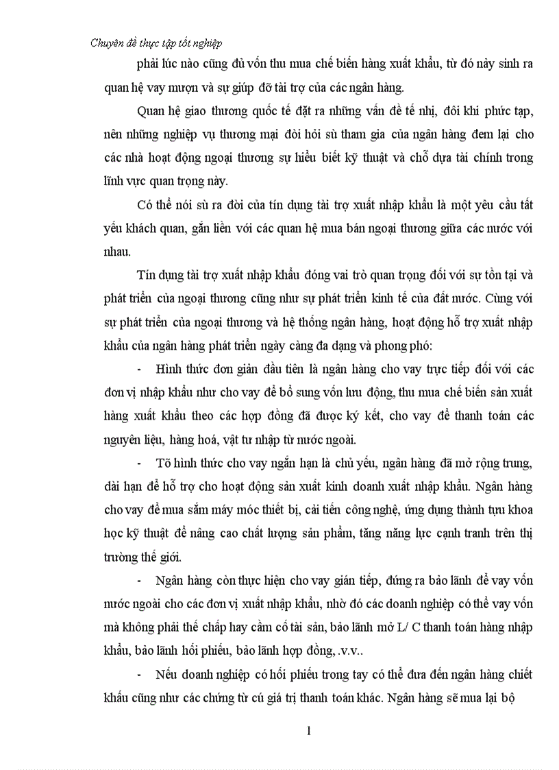 image for page Một số giải pháp nhằm mở rộng hoạt động tín dụng tài trợ xuất nhập khẩu tại Sở giao dịch I Ngân hàng Đầu tư và Phát triển Việt Nam 1