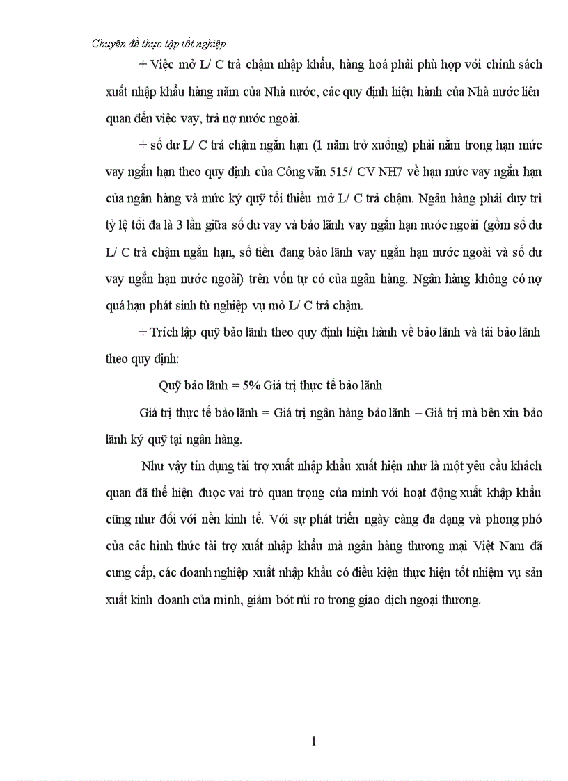 image for page Một số giải pháp nhằm mở rộng hoạt động tín dụng tài trợ xuất nhập khẩu tại Sở giao dịch I Ngân hàng Đầu tư và Phát triển Việt Nam 1