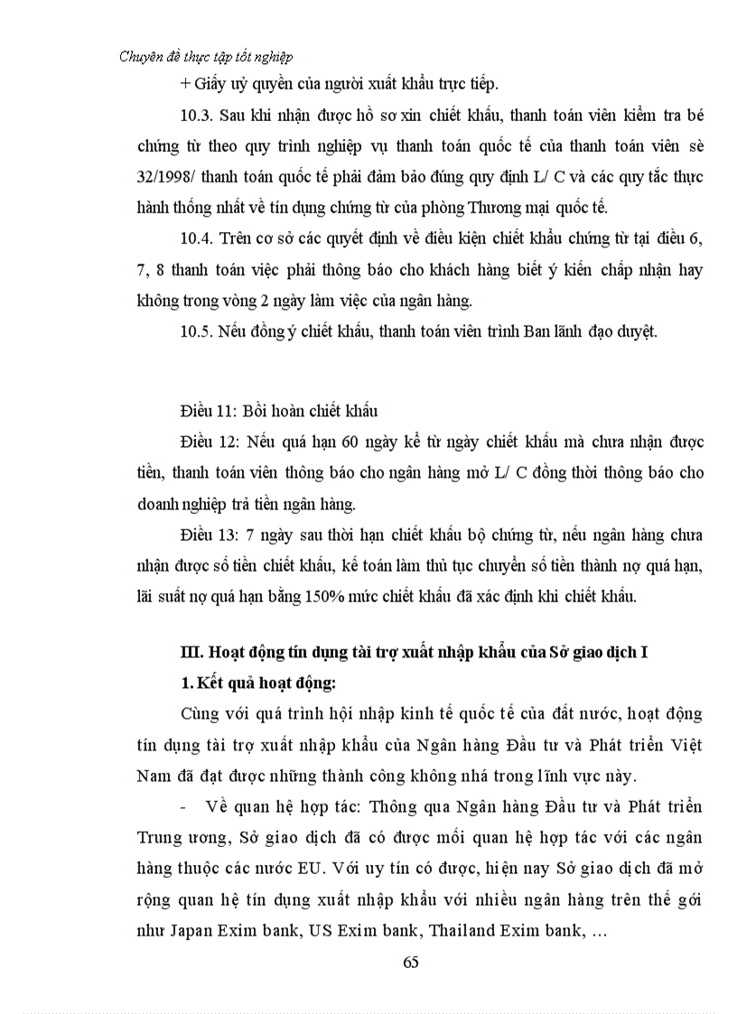 image for page Một số giải pháp nhằm mở rộng hoạt động tín dụng tài trợ xuất nhập khẩu tại Sở giao dịch I Ngân hàng Đầu tư và Phát triển Việt Nam 1
