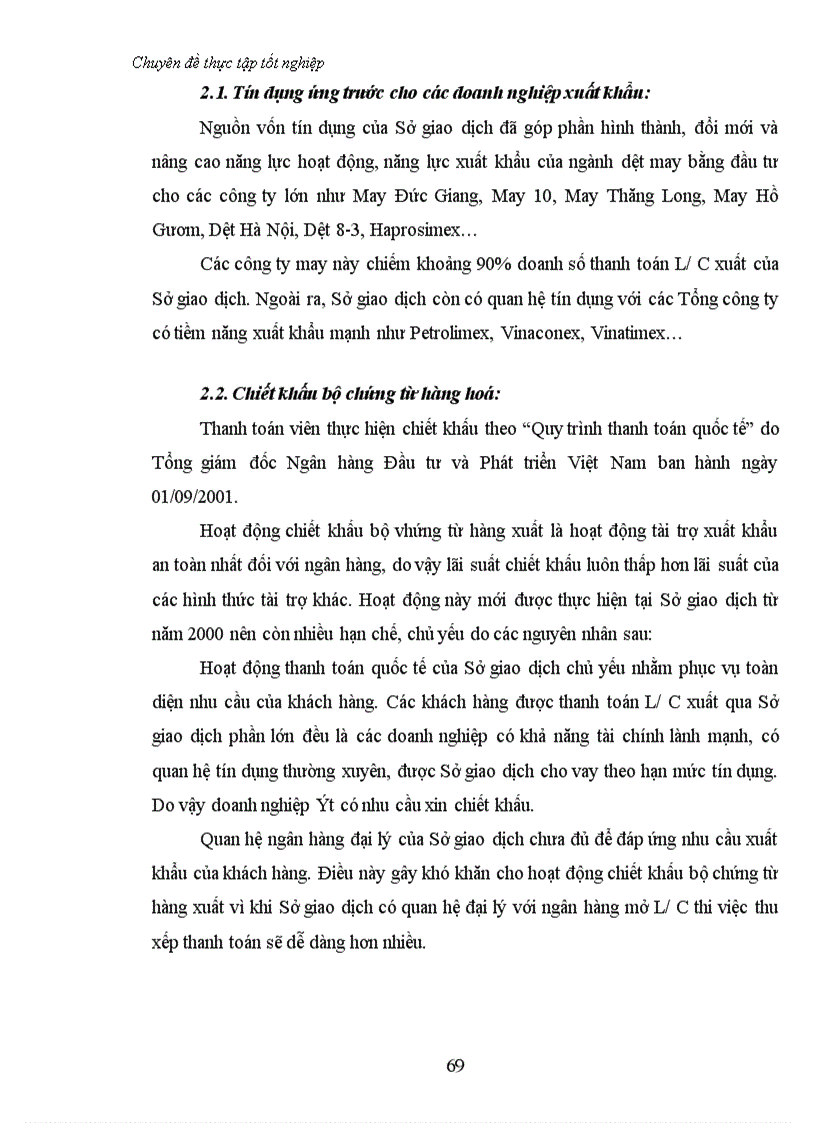 image for page Một số giải pháp nhằm mở rộng hoạt động tín dụng tài trợ xuất nhập khẩu tại Sở giao dịch I Ngân hàng Đầu tư và Phát triển Việt Nam 1