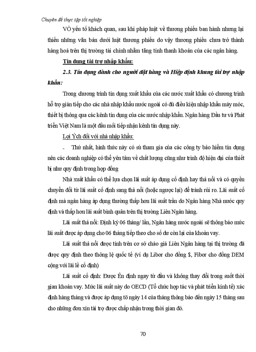 image for page Một số giải pháp nhằm mở rộng hoạt động tín dụng tài trợ xuất nhập khẩu tại Sở giao dịch I Ngân hàng Đầu tư và Phát triển Việt Nam 1