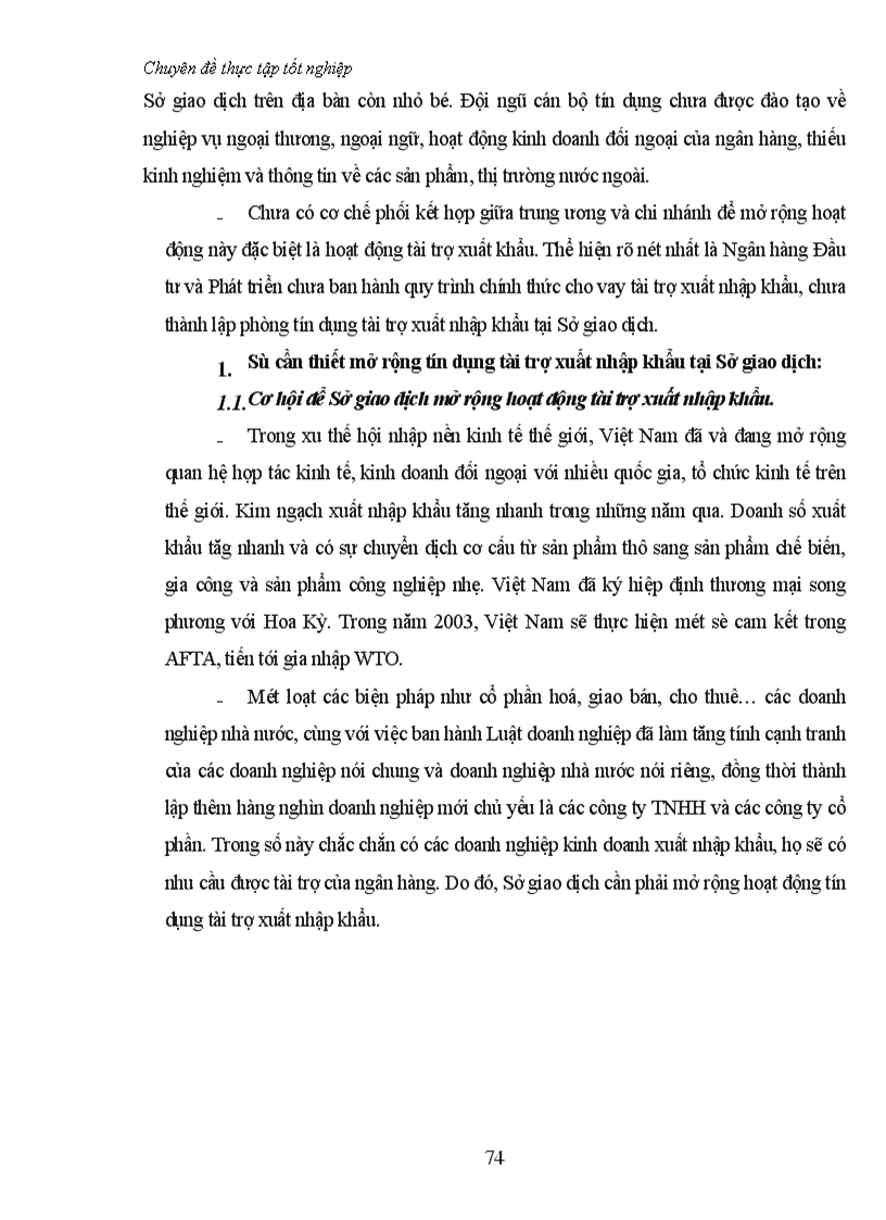 image for page Một số giải pháp nhằm mở rộng hoạt động tín dụng tài trợ xuất nhập khẩu tại Sở giao dịch I Ngân hàng Đầu tư và Phát triển Việt Nam 1