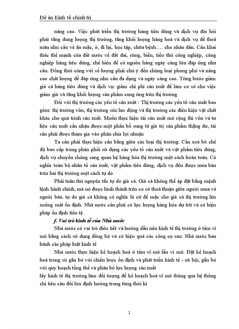 image for page Tính quy luật hình thành kinh tế thị trường sự vận dung vao nền kinh tế ở Việt Nam hiện nay 1
