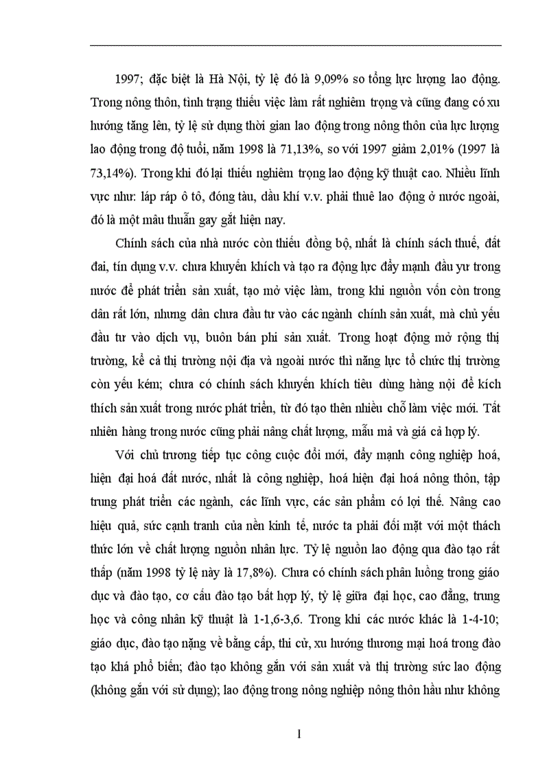image for page Thực trạng và giải pháp để nâng cao hiệu quả của đào tạo và sử dụng nguồn nhân lực phục vụ cho sự nghiệp công nghiệp hoá hiện đại hoá ở Việt Nam 1