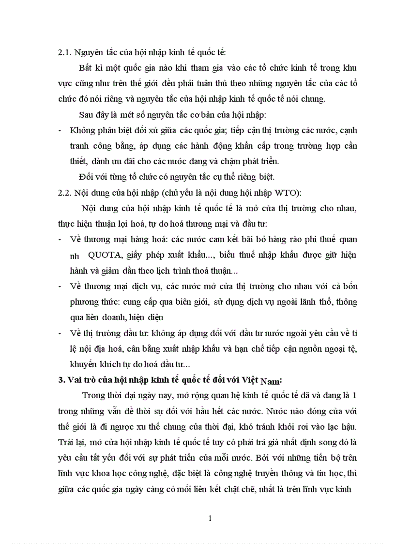 image for page Hội nhập kinh tế quốc tế và những thách thức đối với Việt Nam 1