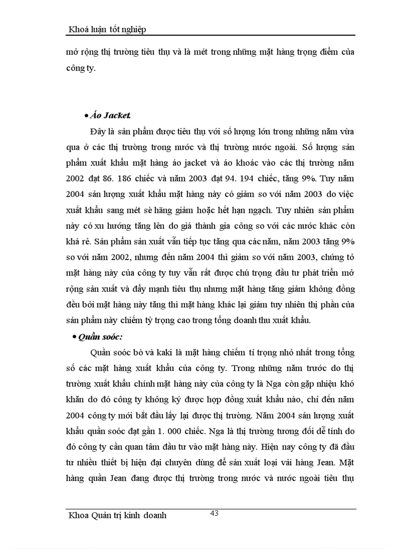image for page Một số giải pháp nhằm thúc đẩy hoạt động xuất khẩu hàng may mặc tại Công ty cổ phần May Lê Trực