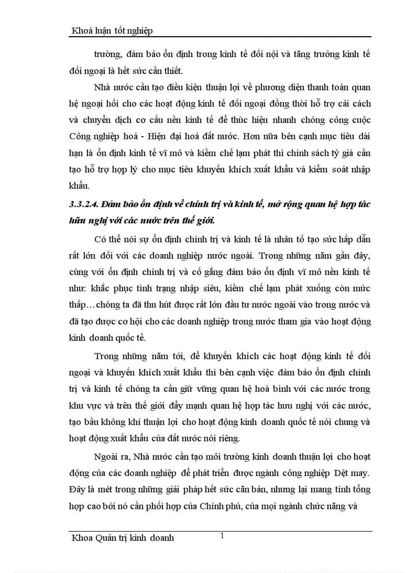 image for page Một số giải pháp nhằm thúc đẩy hoạt động xuất khẩu hàng may mặc tại Công ty cổ phần May Lê Trực